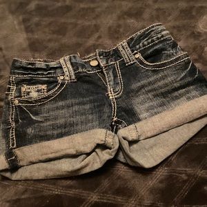 Jean designer shorts 🍑🍑 1/2 size